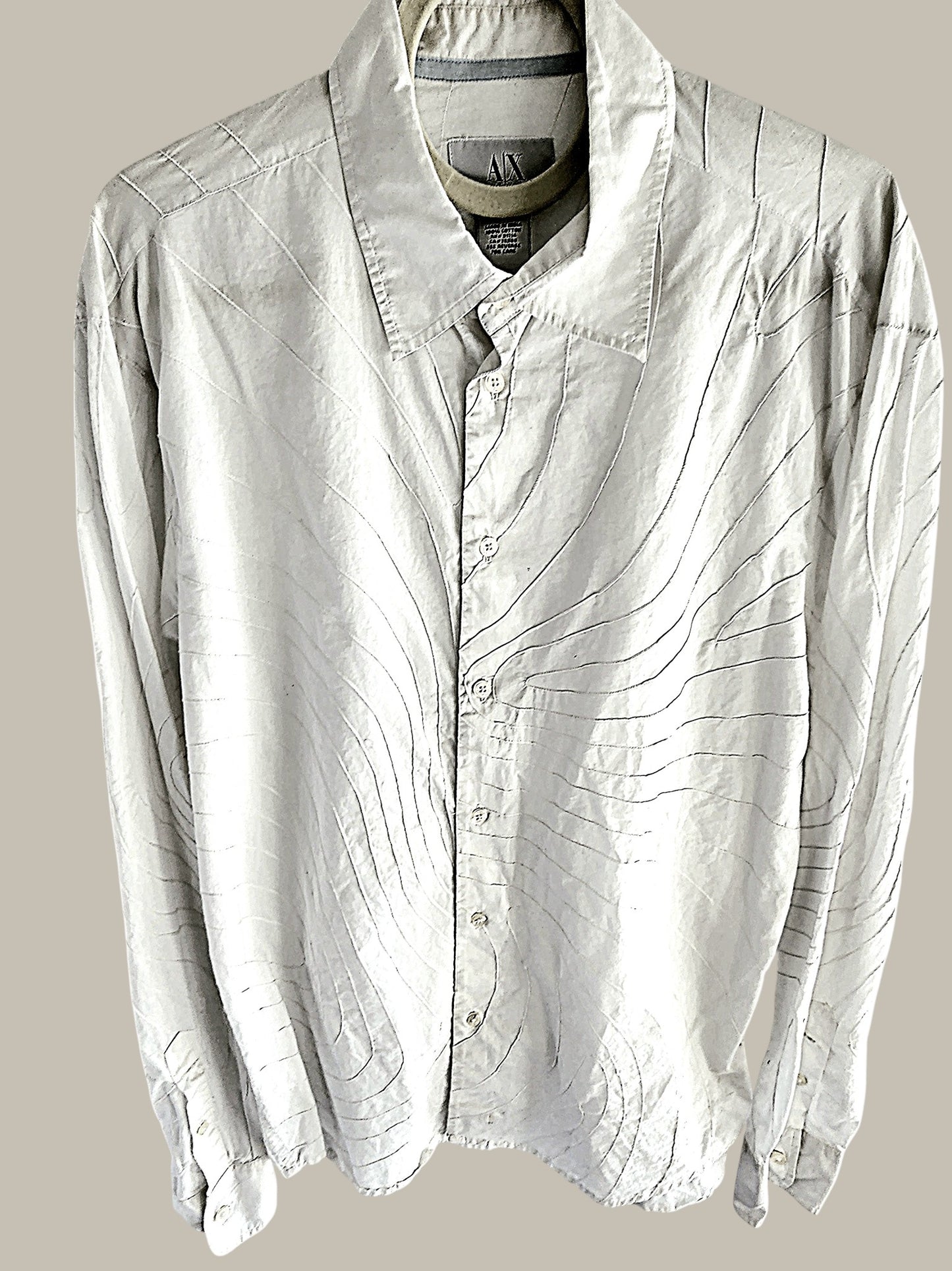 Armani Exchange - White - Stitch - 100% Cotton Small