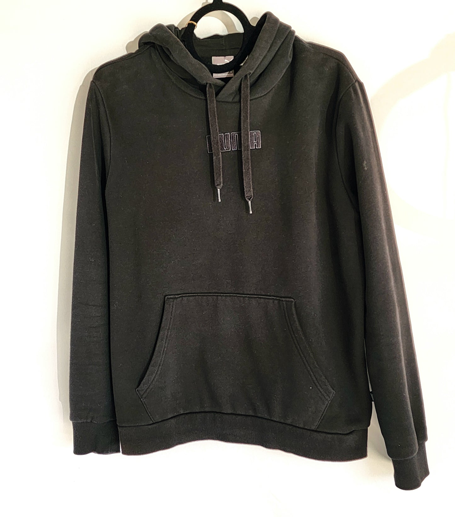 Puma Cotton Hoodie Blk large