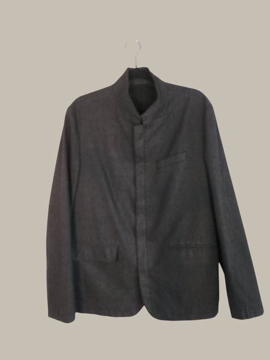 Kenneth Cole- Smart Charcoal - Zipper Jacket