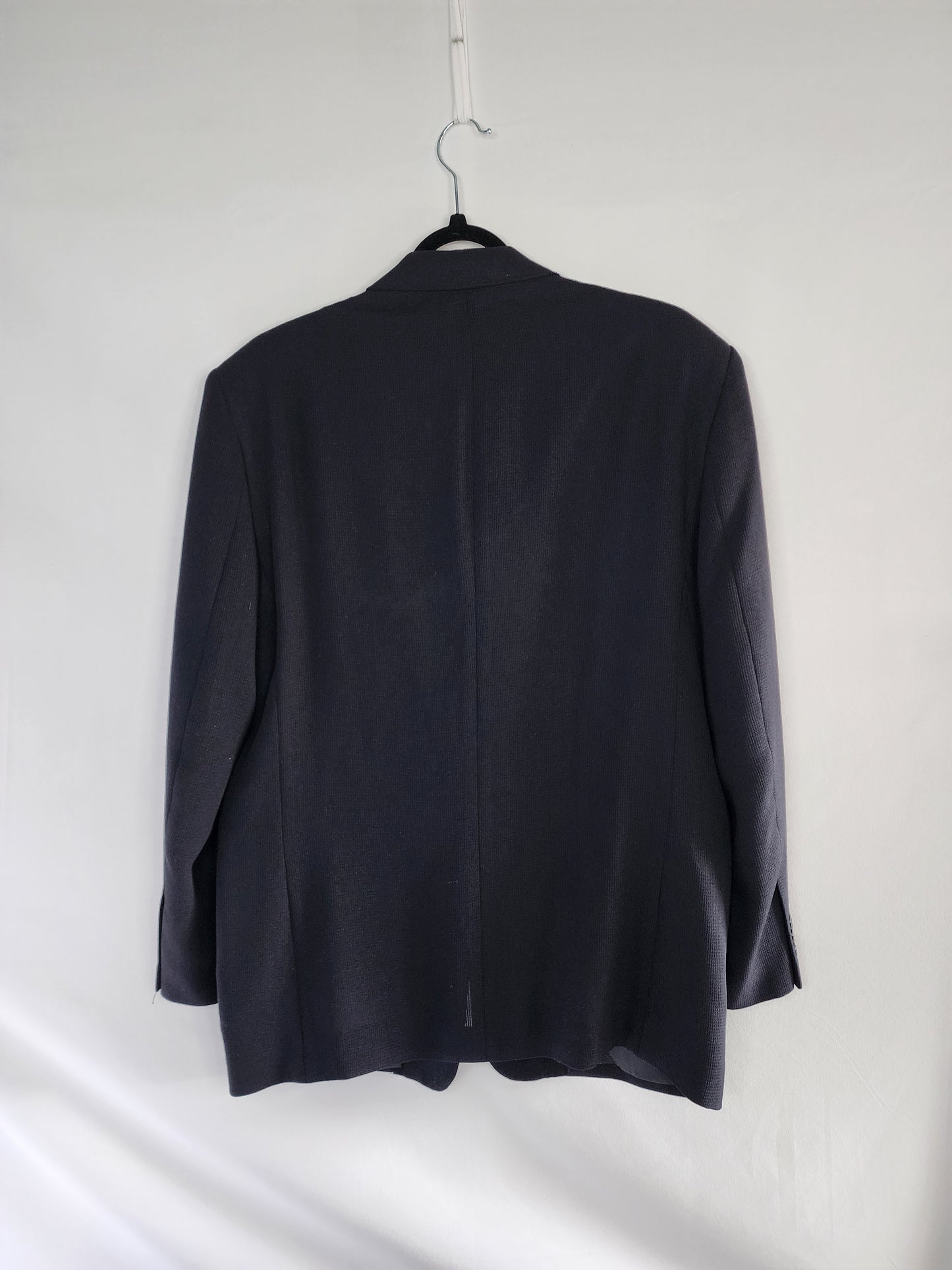 Casual ultra light weight Unlined stretch wool, black single vent 36