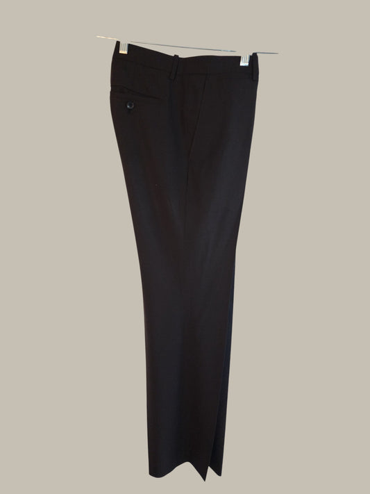 Hagar- Black - Light Weight - Wool - Wide Leg 34