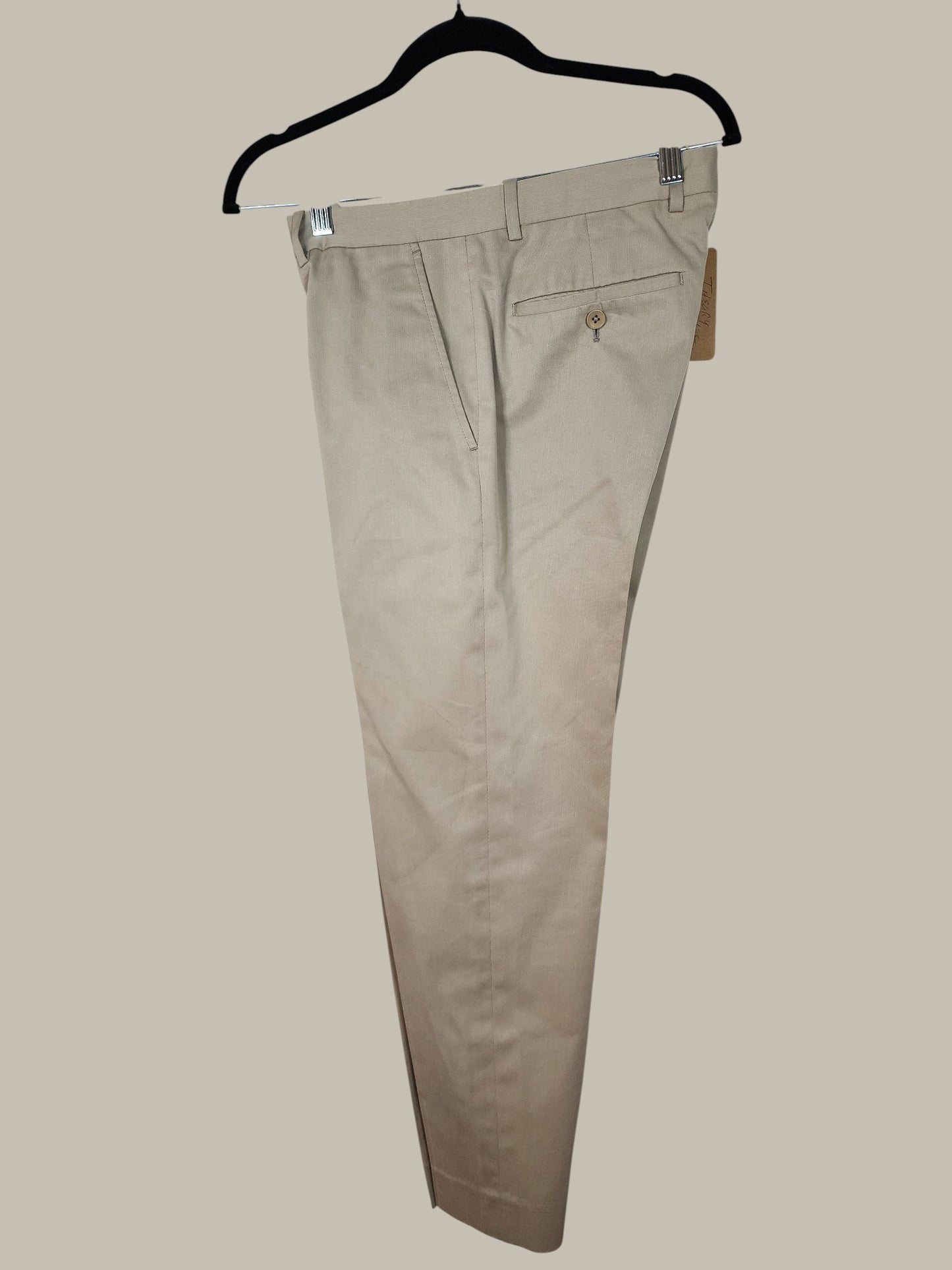 Theory- Straight Leg - Cotton - Poly Pants - Khaki size 29