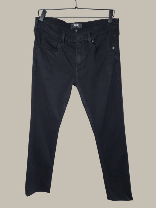 Paige Slim leg - Black Denim (32 / 29)