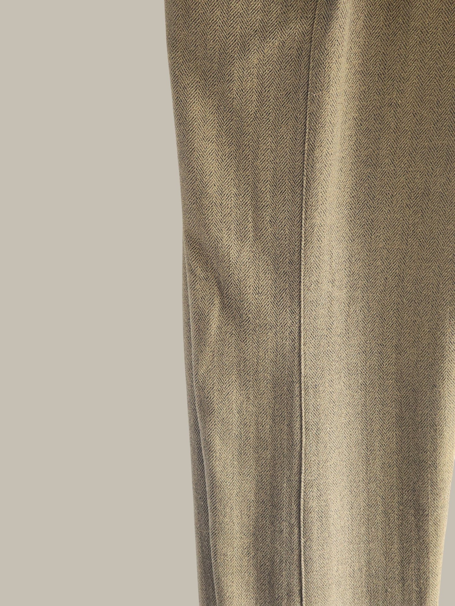 Vintage Taupe- Khaki - Wool Pants