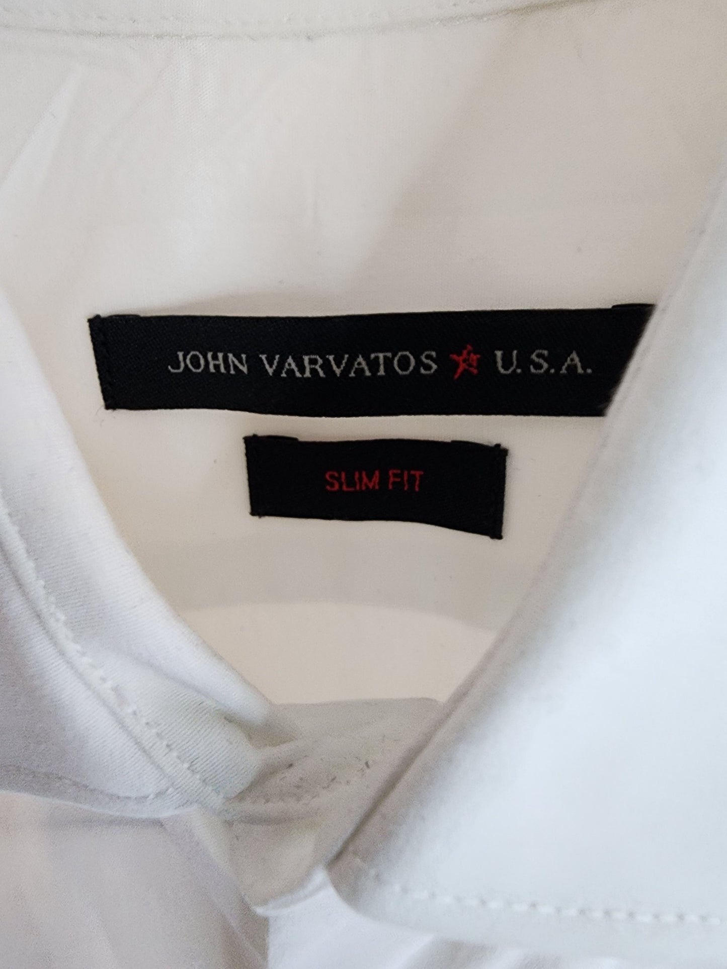 John Varvatos - Crispy White Shirt - Cotton 14.5/32