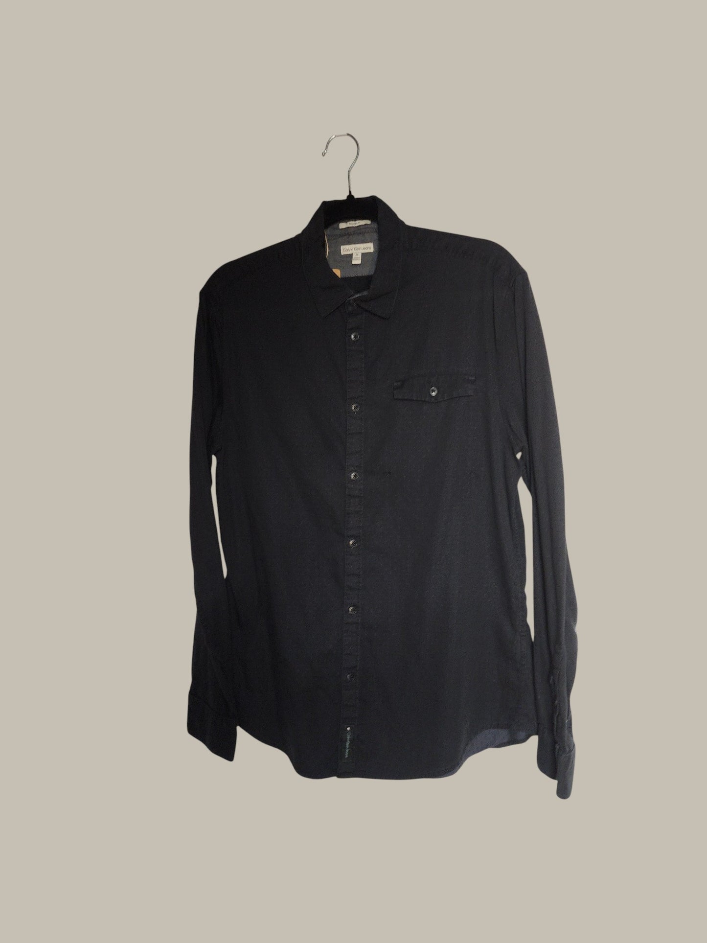 Calvin Klein Black With Stone pin dot sm