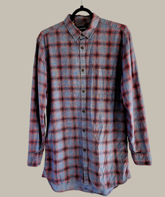 Zanerobe - Brushed Cotton - Blue / Red - Plaid medium
