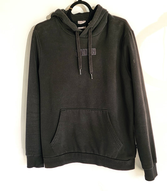 Puma Cotton Hoodie Blk large