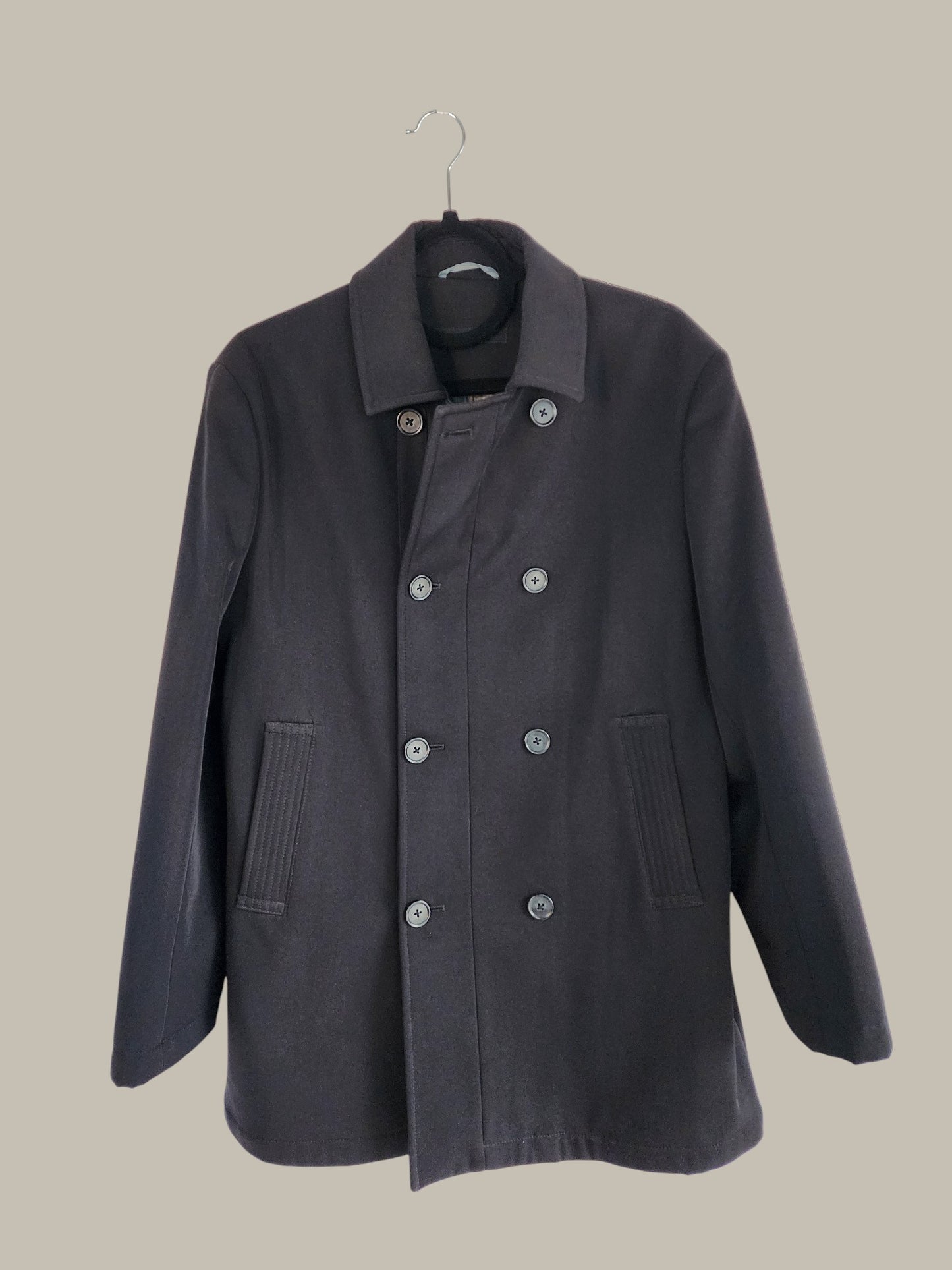 John Varvatos- Peacoat - Black Nylon - Poly spandex (M)