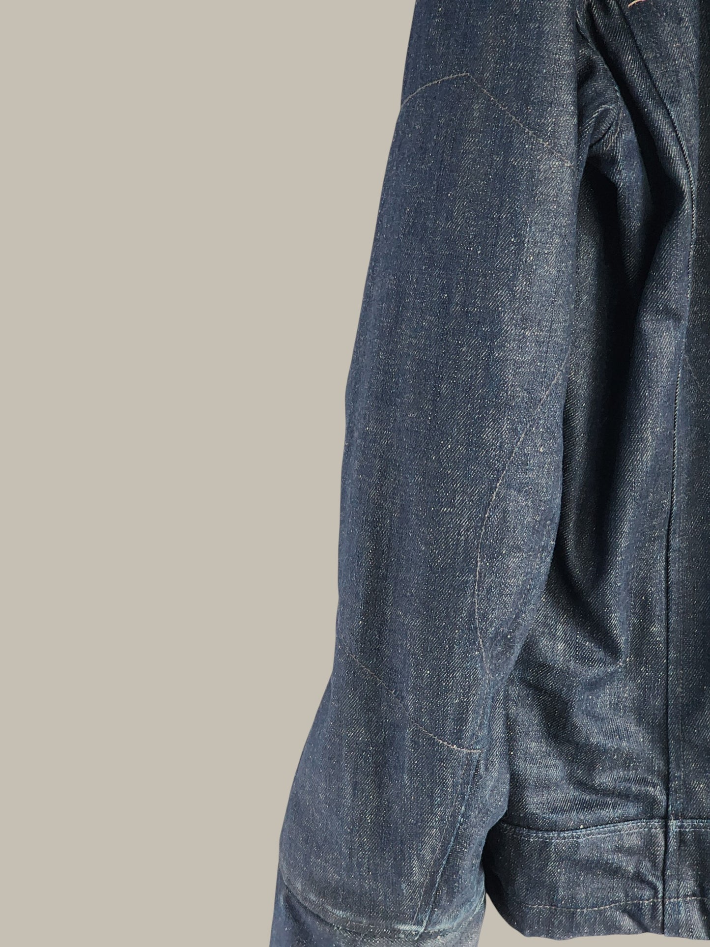 G Star- Raw Lined - Heavy Denim Hooded Jacket Large