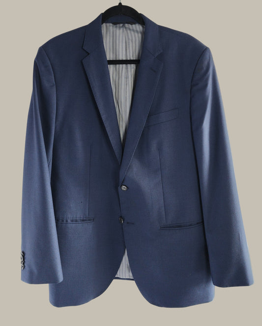 Vitaly Barberis - Stripe Lining - Navy - Light Weight Wool - Double vents42 Reg