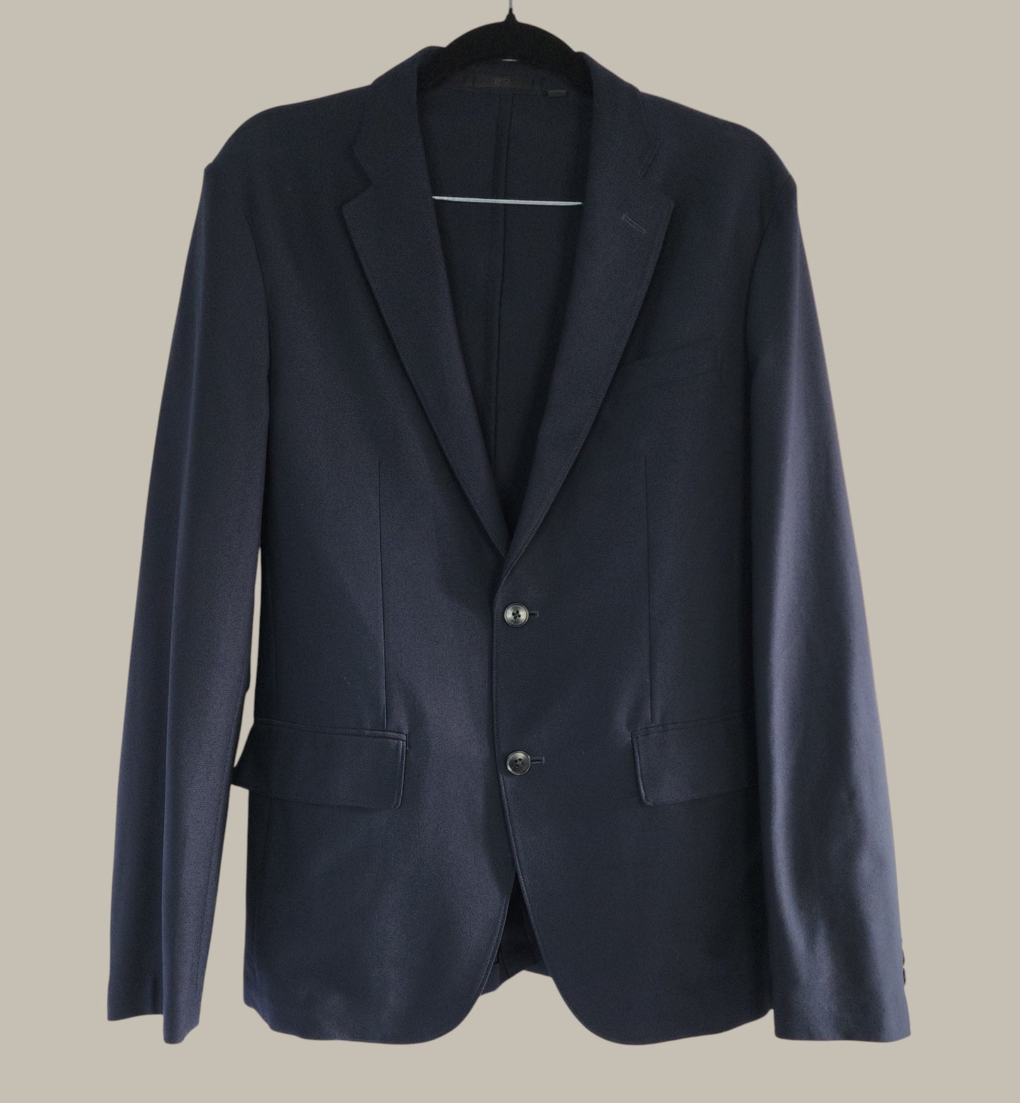 Calvin Klein - Black Blazer - Polyester - Rayon Wool 36/38