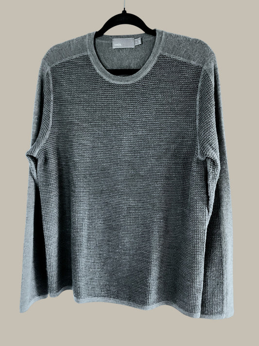 Vince-  Ultra soft Wool Silk Blend - Sweater  Grey Large