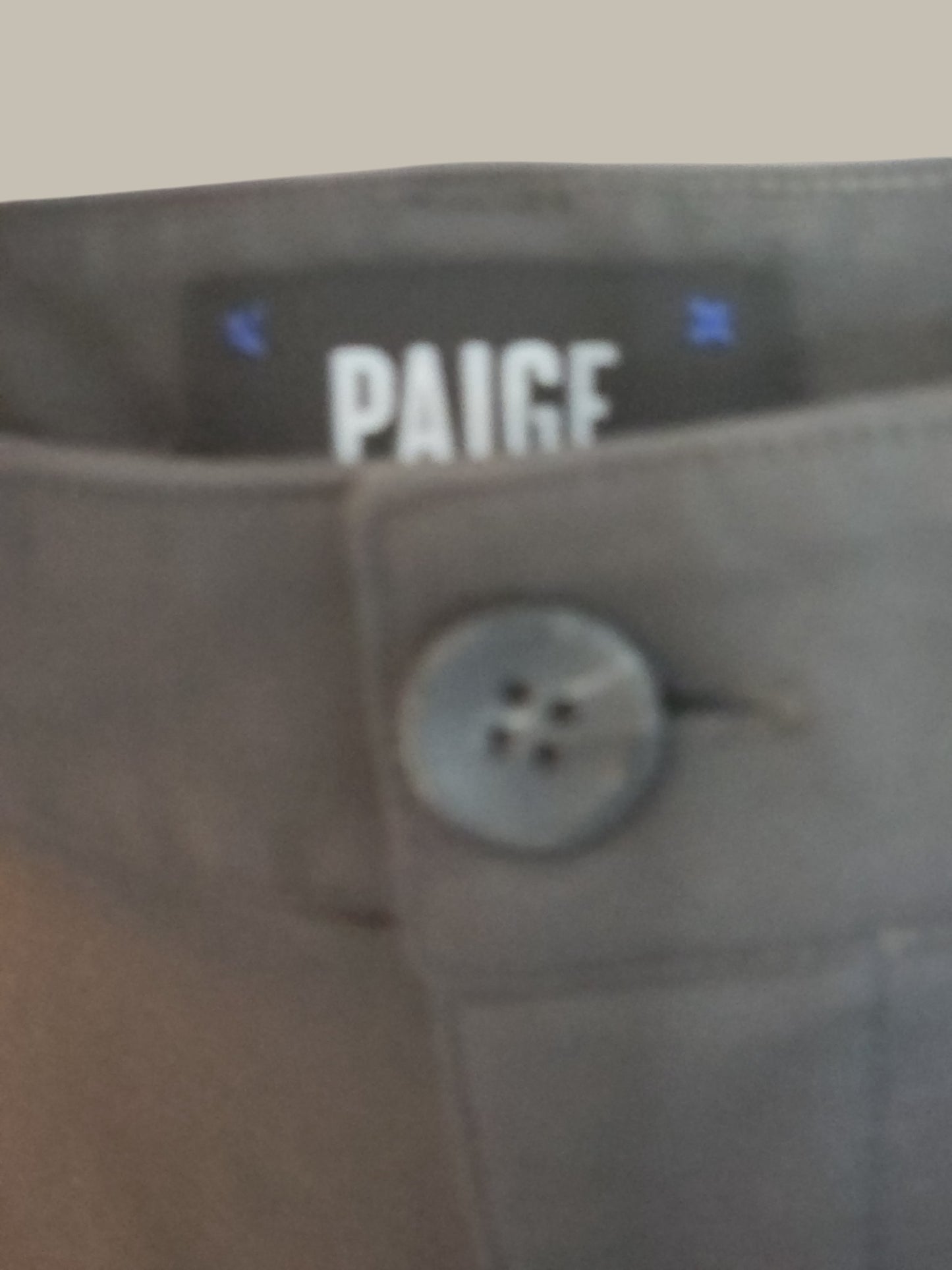 - Paige - Stretch - Rayon Cotton - Spandex - dark olive size 30