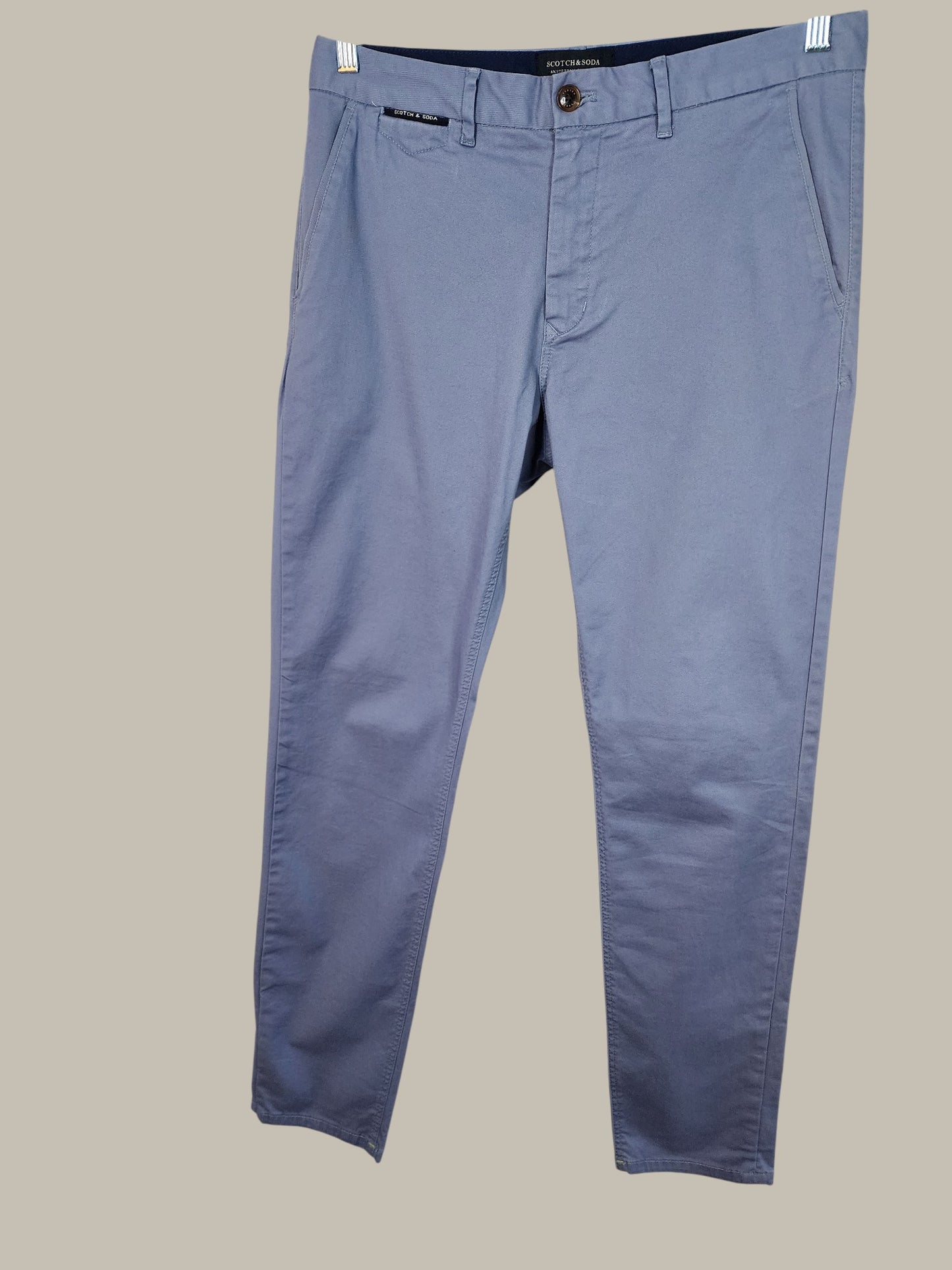 Scotch Soda- Stretch - Cotton - twill - Sky Blue 32/32