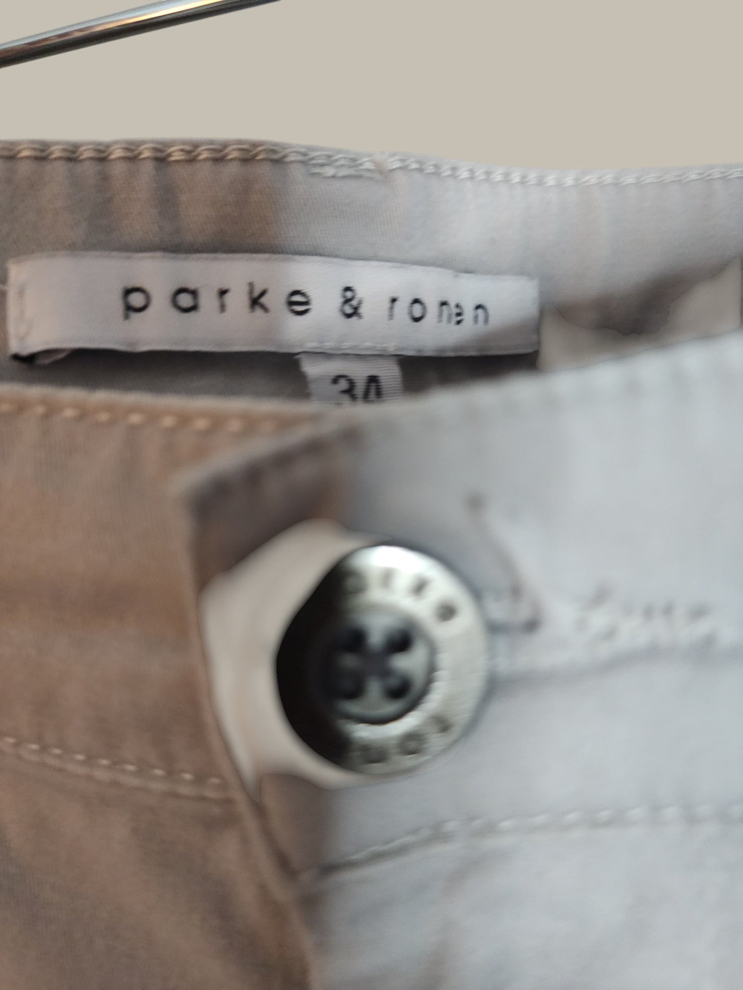 Park Ronen- Light Grey - Cotton - 5 Pkt - Pants (34)