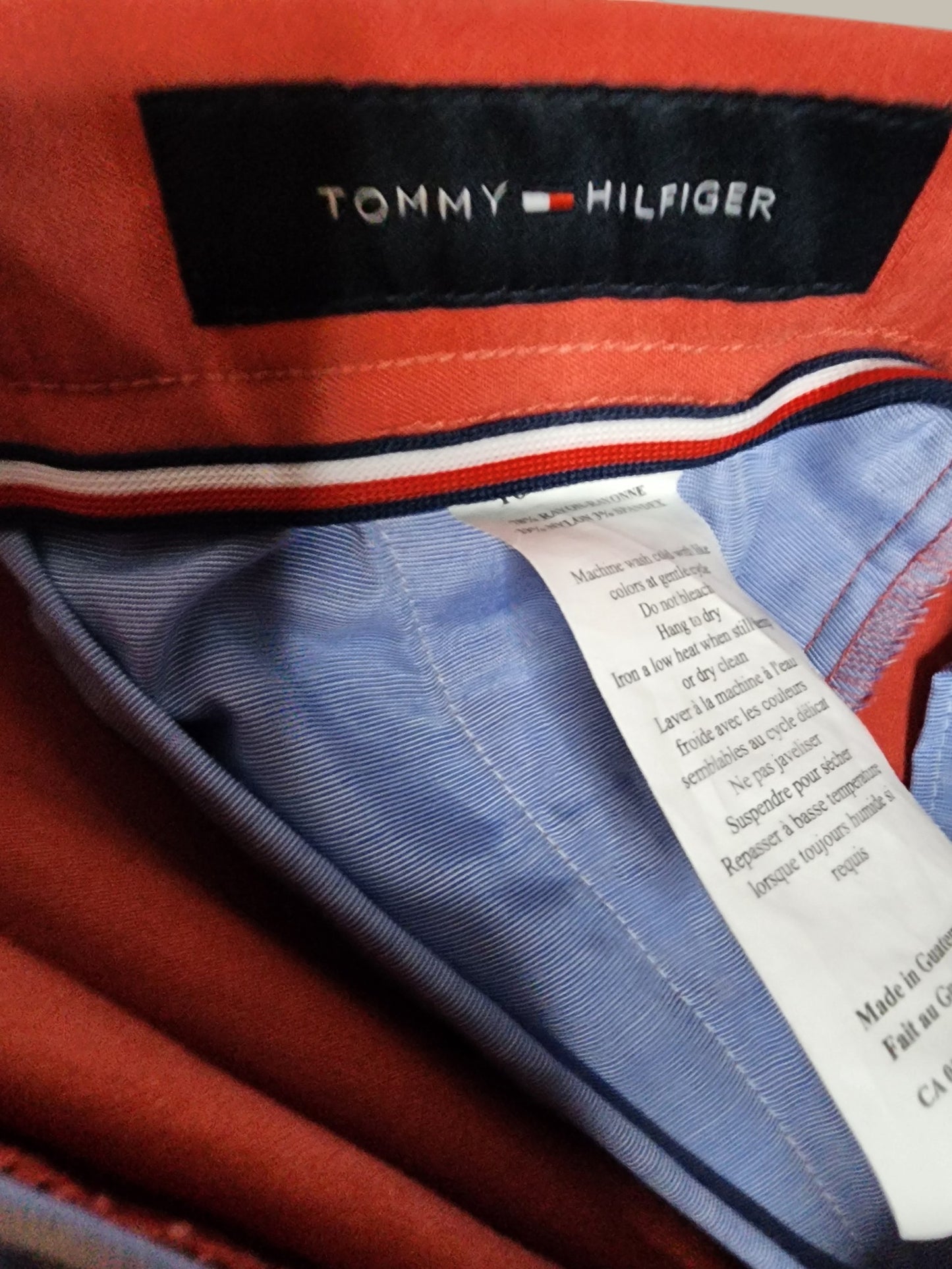 Tommy Hilfiger - Rayon Nylon - Red Pants 30/32