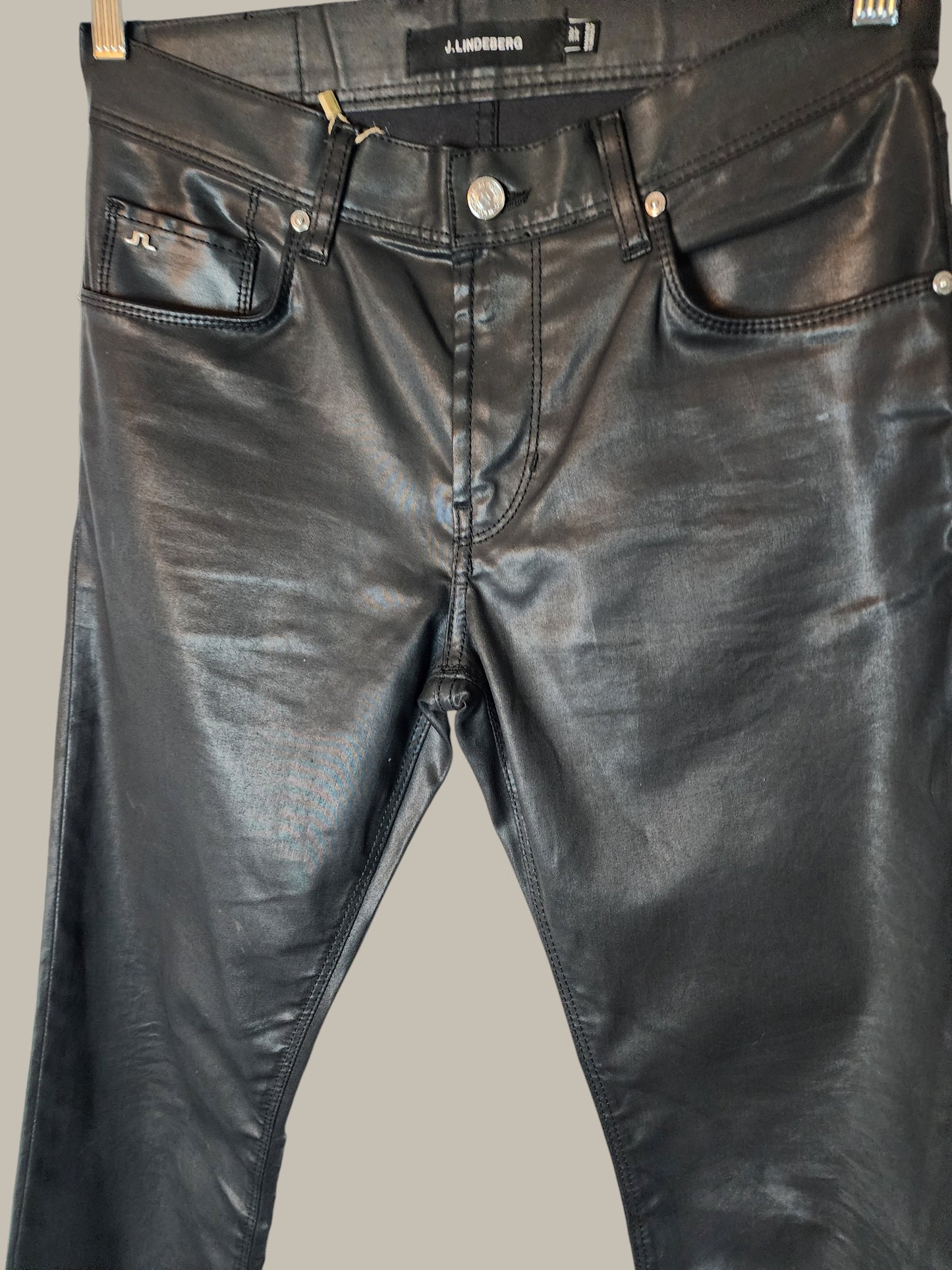 Adriano Goldschmied - Stretch - Waxed - Black Denim - Straight Leg 32/34