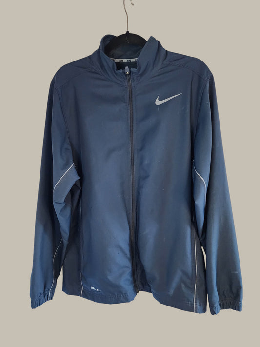 Nike- Nylon Lined - Wind Jacket - Navy large