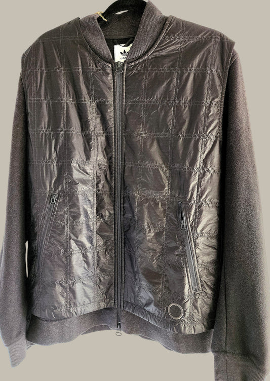 Adidas special edition. Wings and Horns Jacket quilted nylon body and wool felt sleeve large -&nbsp;